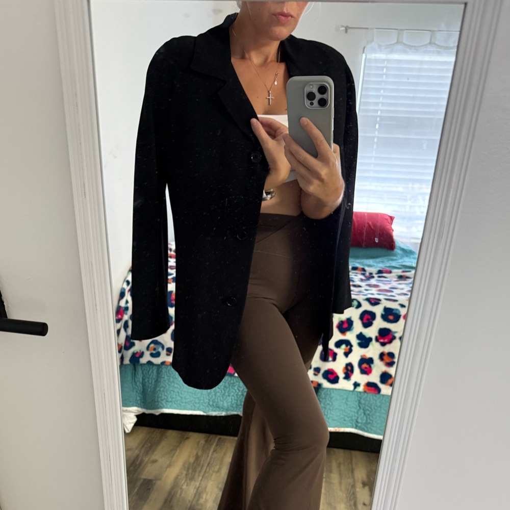 Claire Dratch Vintage black Blazer – Genny Label, size US12